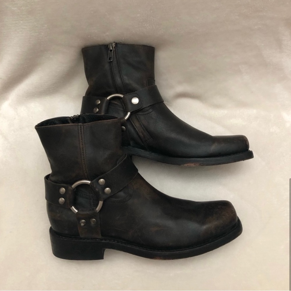 Frye Harness Ankle Boots